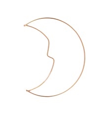 Halv måne farve guld